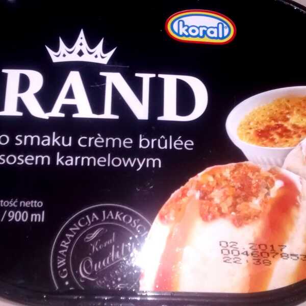 Grand Lody o smaku Creme Brulee z sosem karmelowym, Koral - recenzja produktu