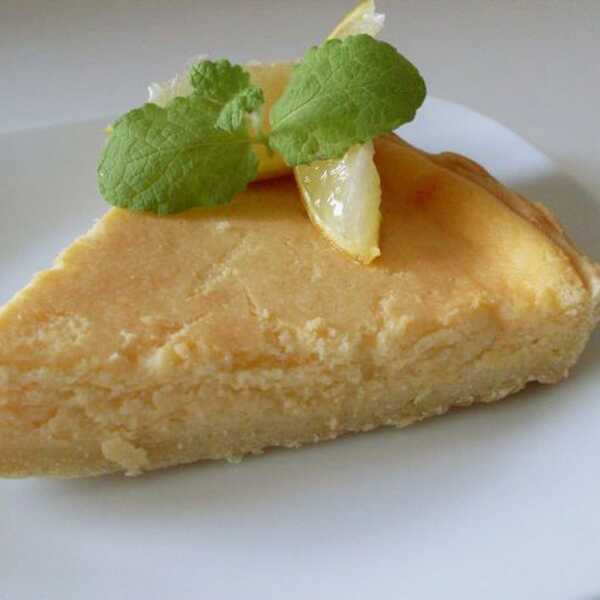 TARTA SEROWA Z LEMON CURD